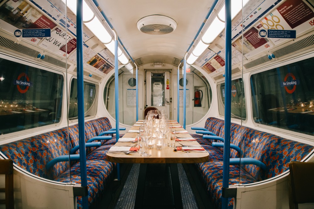 Supperclub Tube: A Unique Dining Experience on a 1967 Victoria Line Carriage